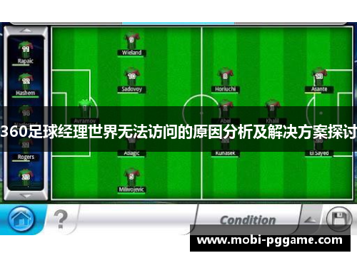 360足球经理世界无法访问的原因分析及解决方案探讨